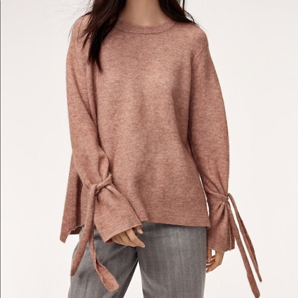 ARITZIA The Group by Babaton Malcorra Tie Sleeves Sweater